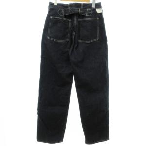 THE REAL McCOY'S デニムパンツ ジーンズ FATIGUE TROUSERS ボタンフライ インディゴブルー