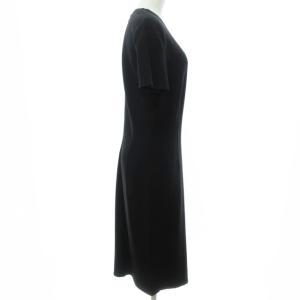 CELINE FINITION MAIN ワンピース ドレス 半袖 ロング丈 フォーマル ブラック 黒 0830