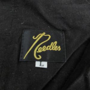 Needles テーパードスラックス パンツ 厚手 ブラウン L J0146 0914
