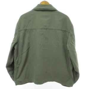 WOOLRICH ブランケット ジャケット ジップアップ ブルゾン カーキ M