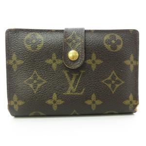 M61674 旧型 ポルトフォイユ ヴィエノワ ウォレット 二つ折り財布 がま口 モノグラム ブラウン系 茶 TH1014