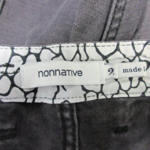 nonnative 近年モデル 美品 GARDENER TROUSERS RELAX FIT COTTON BACK SATIN VW トラウザーズ