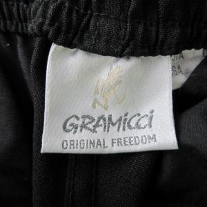 GRAMiCCi Oshman's 別注 美品 トロピカルストレッチテーパードパンツ イージーパンツ ブラック