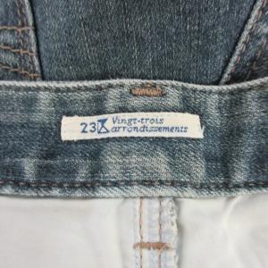 23区 ヴィンテージ デニムパンツ ジーンズ ひげ加工 ストレート ブルー系 44 約L 1021