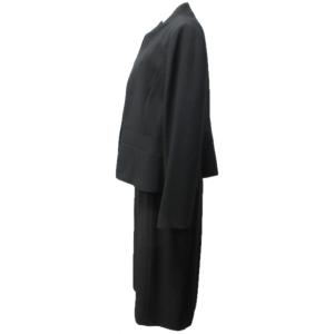 LANVIN NOIR 東京ソワール フォーマルスーツ ジャケット スカート  48 黒
