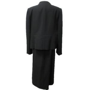 LANVIN NOIR 東京ソワール フォーマルスーツ ジャケット スカート  48 黒