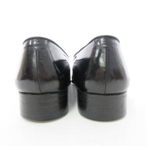 Christian Dior MONSIEUR ローファー オペラシューズ ドレスシューズ エナメル ラウンドトゥ ブラック 38
