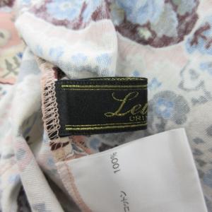 Leilian エトロ地 タグ付 ポロシャツ Tシャツ カットソー 半袖 ペイズリー柄 総柄 コットン マルチカラー 13 約L相当 IBO27