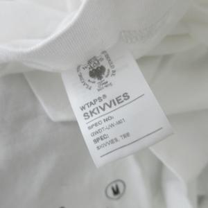 WTAPS SKIVVIES Tシャツ カットソー GWDT-UW-M01 半袖 ホワイト M 1013 IBO27