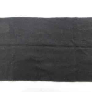 agnes b. マフラー ストール フリンジ ウール ブラウン ブラック