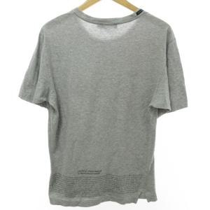 DOLCE&GABBANA Tシャツ カットソー バラ プリント 国内正規 半袖 グレー 44