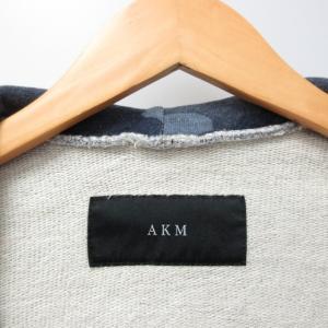AKM 3ピースセット スウェット パーカー ジョガーパンツ ショートパンツ 迷彩 カットオフ加工