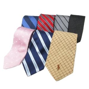 バーニーズニューヨーク カルバンクライン 他 含む ブランドネクタイ 7本セット まとめて チェック レジメンタルストライプ
