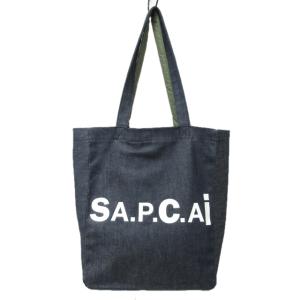 A.P.C. コラボ 21SS M61492 HOLLY トートバッグ デニム 切替 ナイロン
