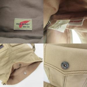 RED WING ショルダーバッグ キャンバス クロスボディ 斜め掛けカバン ベージュ 1020