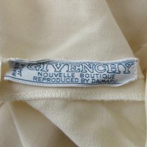 GIVENCHY ヴィンテージ シャツ ジャケット ウール ネックリボン ベージュ