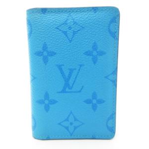 M30436 タイガラマ オーガナイザー ドゥ ポッシュ 財布 モノグラム ライトブルー