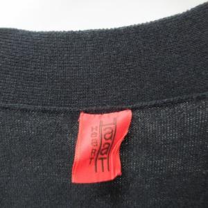 HaaT イッセイミヤケ ロングカーディガン ウール 花柄 ステッチ 黒 ブラック 2 M RRR 1029