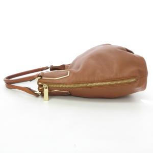 MICHAEL KORS トートバッグ ハンドバッグ レザー ロゴプレート ブラウン