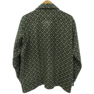 Needles 22AW CLASSIC SHIRT WOOL VIERA ウール シャツ ジャケット クローバー柄 長袖 LQ148 総柄