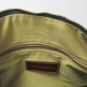 POLO RALPH LAUREN ブラックウォッチ ミニボストンバッグ ハンドバッグ チェック 切替 レザー 緑 グリーン 系 RRR 1119