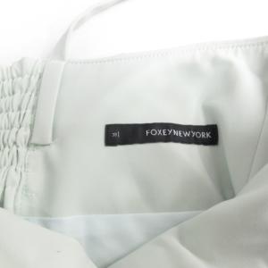FOXEY NEW YORK SALLY サリー ドレス キャミソールワンピース リボン ストレッチ ミントグリーン 38 M 25760 RRR 1115