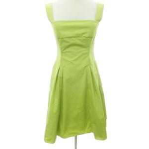 ホリードレス ワンピース フレア 黄緑 グリーン 系 38 M 26937 RRR 1115