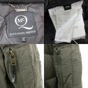 McQ Alexander McQueen Alexander McQueen アレキサンダー マックイーン ダウンジャケット ダウンコート フーディー カーキ オリーブ系