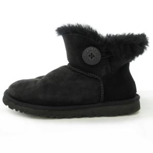UGG australia ムートンブーツ ショートブーツ 3352 レディースブーツ 黒 ブラック USA6 23?p 1117 RRR
