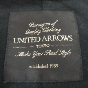 UNITED ARROWS ラムレザージャケット ライダース ジップアップ ブルゾン 定番 ブラック