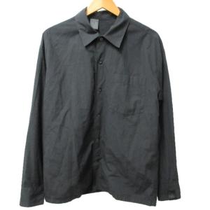 N.HOOLYWOOD 21SS OPEN COLLAR SHIRT オープンカラー シャツ SH06-101 エヌハリ 長袖 黒 ブラック 38