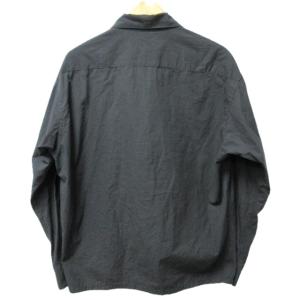N.HOOLYWOOD 21SS OPEN COLLAR SHIRT オープンカラー シャツ SH06-101 エヌハリ 長袖 黒 ブラック 38
