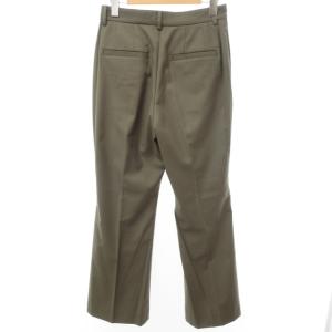 CLANE 美品 近年モデル フレアスラックス パンツ ウール混 グレージュ系 1 約S相当 1122