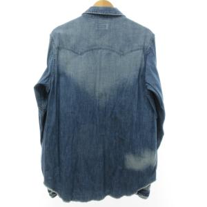 chimala デニム ウエスタンシャツ 長袖 ユーズド