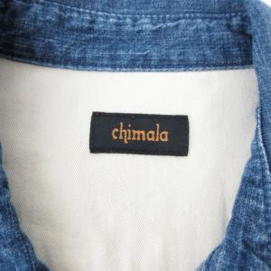 chimala デニム ウエスタンシャツ 長袖 ユーズド