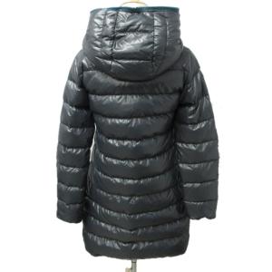 DUVETICA アチェ ACE ダウンコート ダウンジャケット ロング ナイロン フード 紺 ネイビー 系 40 IBO31 1204