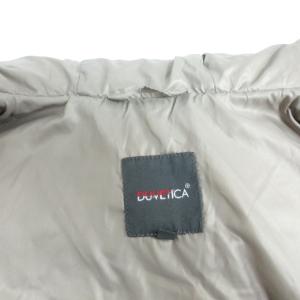 DUVETICA ファー付 ADHALA ダウンジャケット ダウンコート 国内正規 フーディー グレー ベージュ 40 約L 1205 IBO31