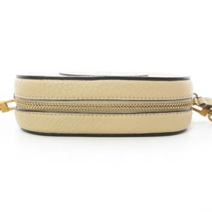 TORY BURCH ミニショルダーバッグ 斜め掛けカバン 鞄 クロスボディ スクエア ワンポイントロゴ パンチング ベージュ系 36731 1130