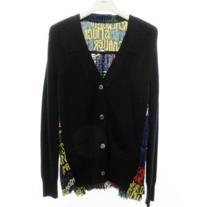 sacai 21AW バックプリーツカーディガン 総柄 1 マルチカラー