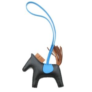 HERMES ロデオPM アニューミロ セサミ バッグチャーム Y刻印 2020年 ブラック ブルー