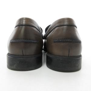 TOD'S コイン(ペニー) ローファー ドレスシューズ ドライビングシューズ 靴 レザー スクエアトゥ ビジネス ブラウン系 茶 7