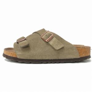 BIRKENSTOCK チューリッヒ レザー サンダル SOFT FOOTBED ダブルモンク ベージュ