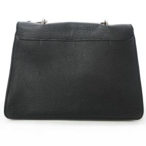 JIMMY CHOO MADELINE SATCHEL 2WAYバッグ レザー ビジュー ラインストーン ブラック