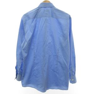 HUGO BOSS シャツ ワイシャツ 長袖 コットン レギュラーカラー ビジネス フォーマル ブルー系 青 41 約L相当