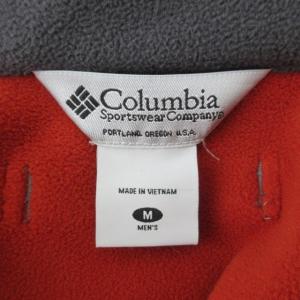 Columbia フリースライナー付 マウンテンパーカー ジャケット ブルゾン ナイロン スタンドカラー ブラック系 黒系 M 0105