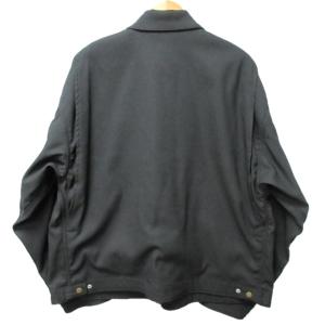 BEAMS 22年 オーバーサイズ スウィングトップ ジャケット ブルゾン 黒 ブラック L 1229