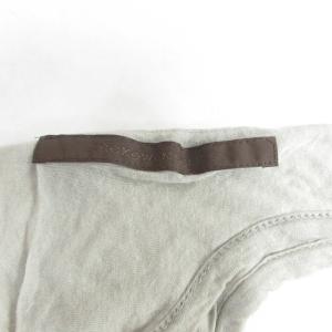 Rick Owens リリーズ LILIES ロングカットソー 変形 ドレープ ギャザー デザイン ノースリーブ 灰 グレー 0307