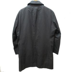 Paul Stuart ステンカラーコート スプリングコート  ジャケット ライナー付き 比翼 黒 ブラック M 0115