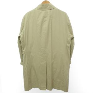 Paul Stuart ライナー付 ステンカラーコート ジャケット 比翼 コットン ベージュ M 0105