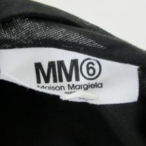 MM6 Maison Margiela 変形 ワンピース ドレス ノースリーブ ロング丈 レーヨン ブラック 黒 42 約M相当 1230